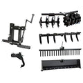 Impact Implements New Soil Kit for ATV, UTV & Tractors includes Hydraulic 1-Point Lift, Cultivator, Disc Plow, Middle Buster M5717
