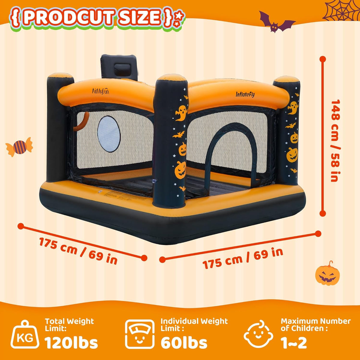 Inflatable Bouncy Castle with Ball Pit V185