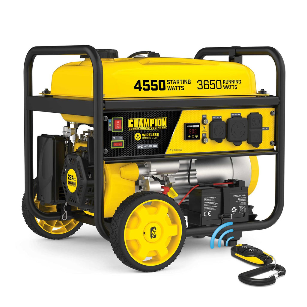 3650 Watt Electric Start Portable Generator with RV Outlet G974734