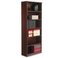 Six-Shelf Mahogany Bookcase I3861