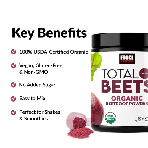 Organic Beetroot Powder Supplement, 90 Servings O67213