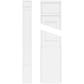Flat Panel PVC Pilaster with Decorative Capital & Base (Pair) H6840