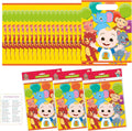 24 Cocomelon Plastic Party Favor Bags W601
