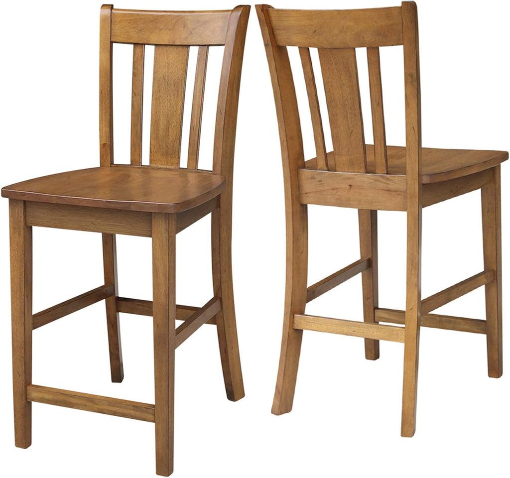 Pecan Barstool E9745
