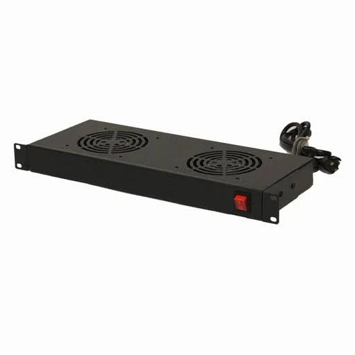 Rack Cabinet Mounted Server Cooling System with 2 Fans 110V 1U G955