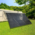 RV Awning Shade Screen with Zipper 8'X13'3'' D7154