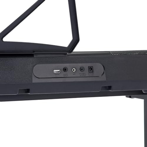 Black 88-Key Semi-Weighted Digital Piano with Sustain Pedal C810