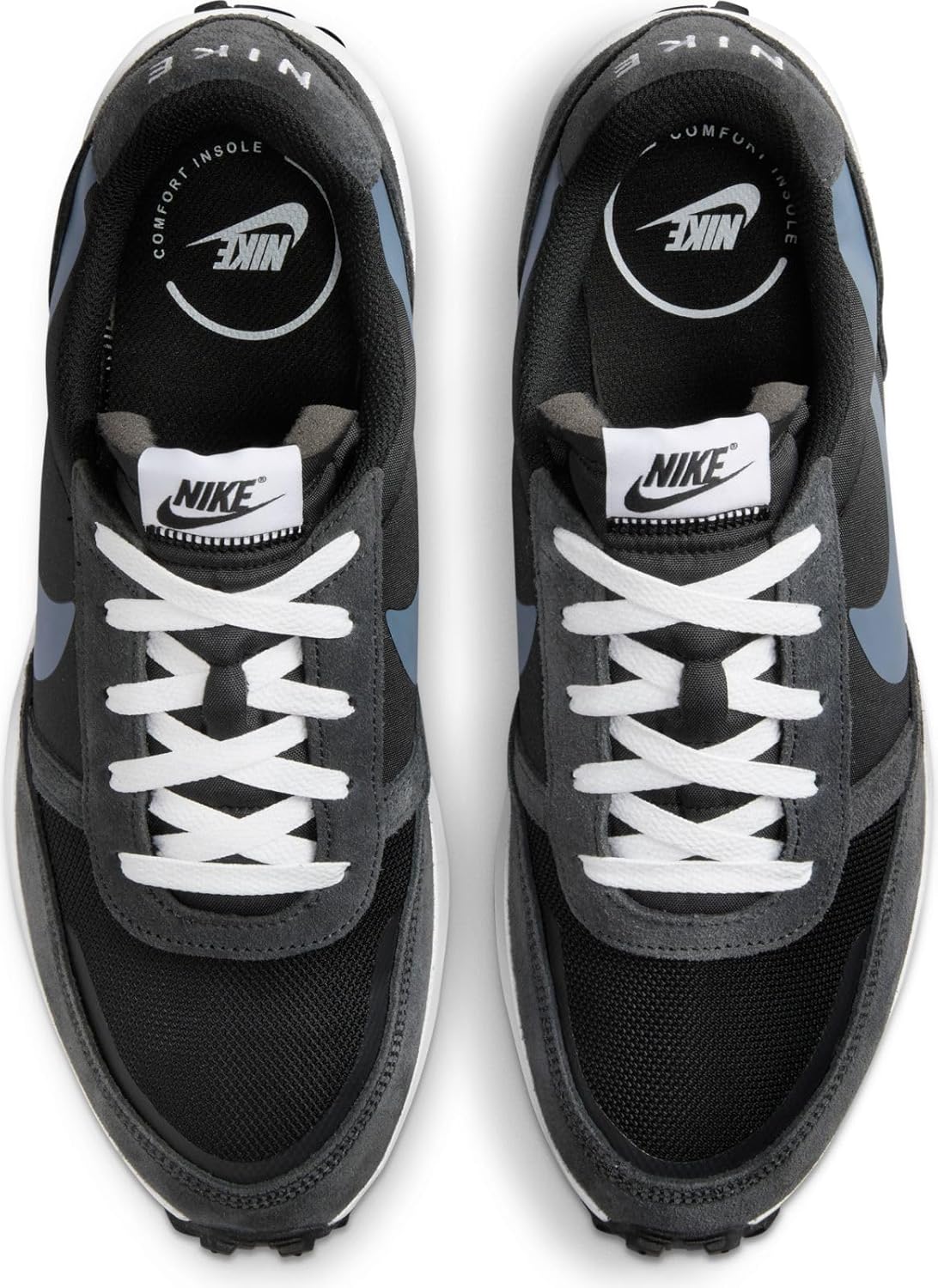 Black White Men's Shoes Size 8 V6087