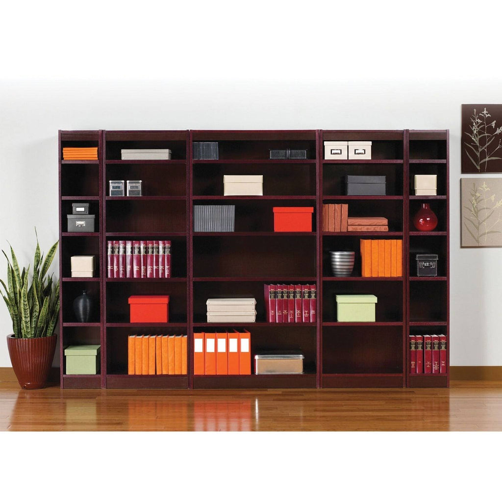 Six-Shelf Mahogany Bookcase I3861