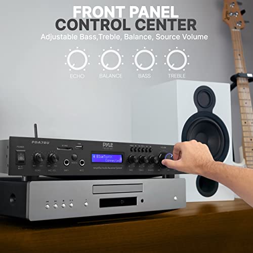 200W 5-Channel Rack Mount Bluetooth Receiver Home Theater Amplifier J664758