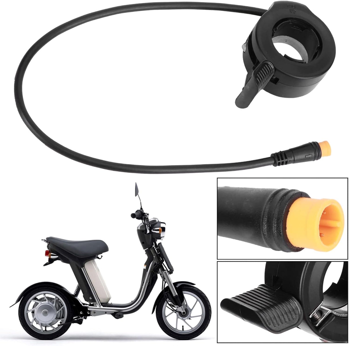 Finger Thumb Throttle with Waterproof Connector for Electric Scooters R5269