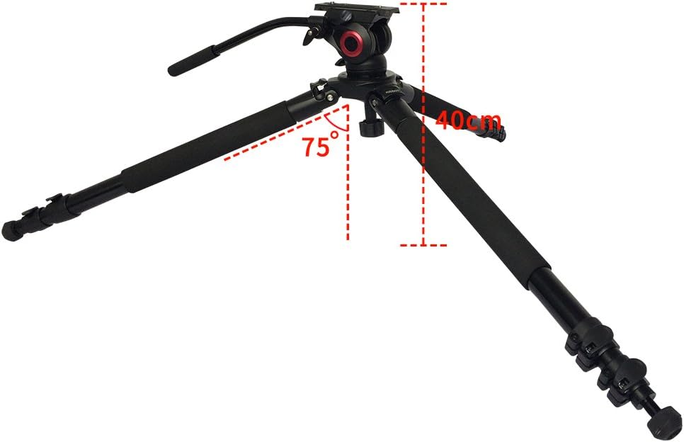 Aluminum Alloy Tripod Stand with Fluid Head H435076