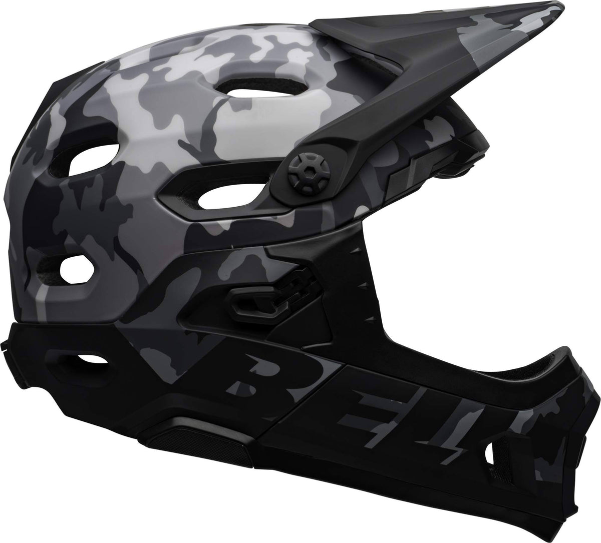 Medium Matte Gloss Black Camo Helmet Z2430