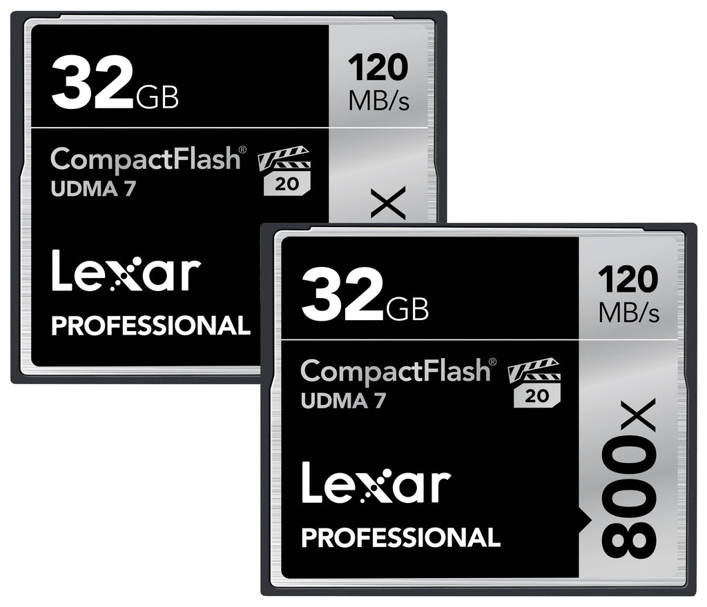 32 GB CompactFlash Memory Card Pack of 2 Q27092