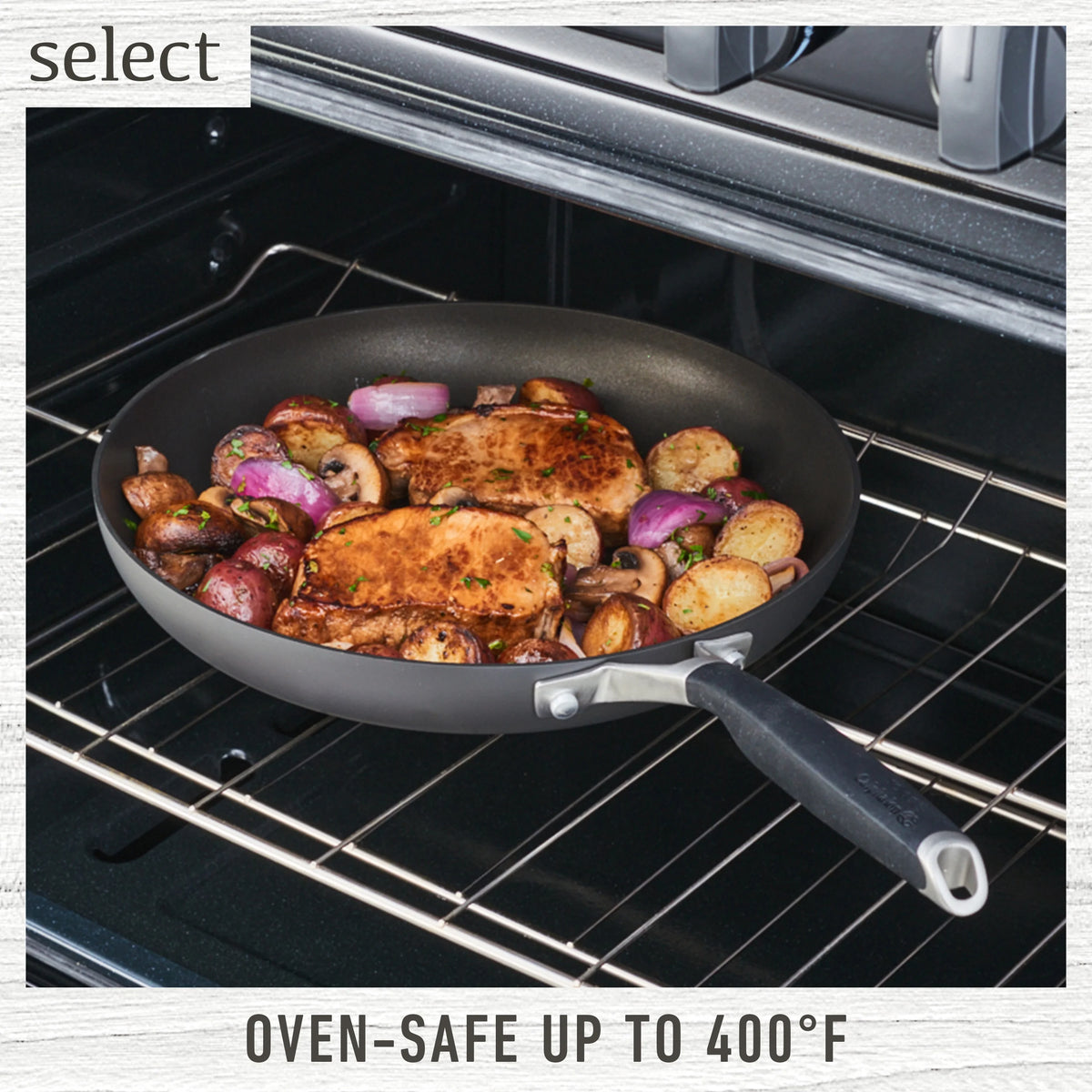 Hard-Anodized Nonstick 5-Quart Dutch Oven with Cover D878