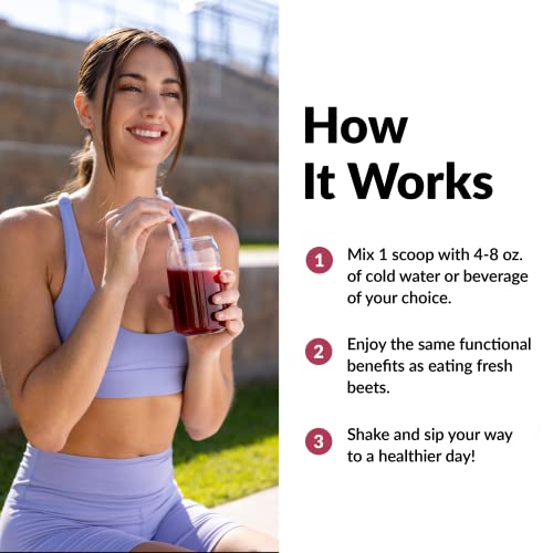 Organic Beetroot Powder Supplement, 90 Servings O67213