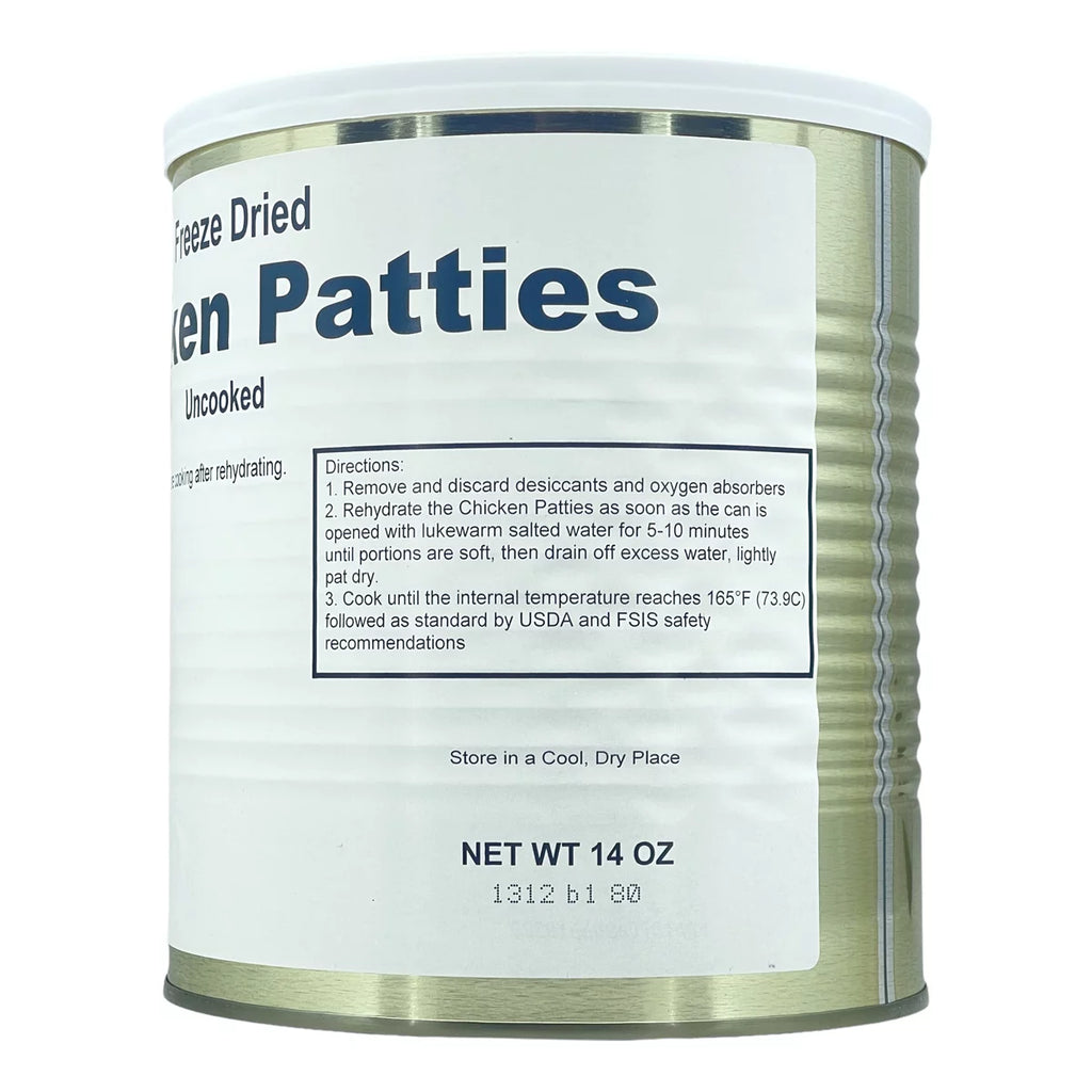 6 Cans Freeze Dried Chicken Patties E147857