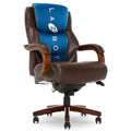 Chestnut Brown Bonded Leather Executive Office Chair D679049