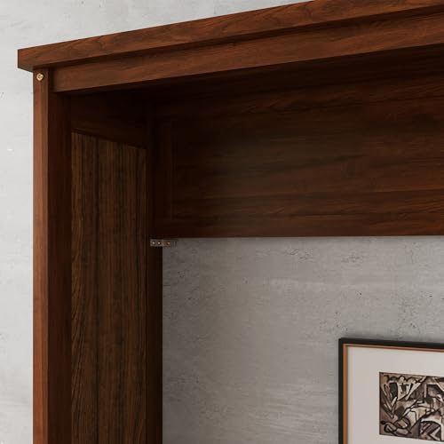 Walnut Wood Murphy Bed with Desk R6645