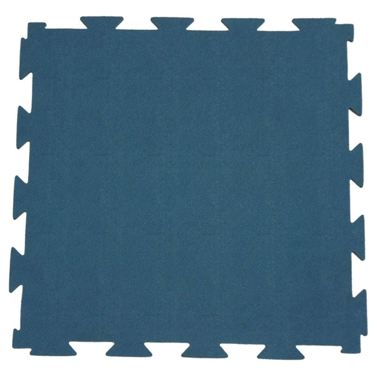 Blue 1/4 in Interlocking Rubber Flooring Tiles 5 Pack B449