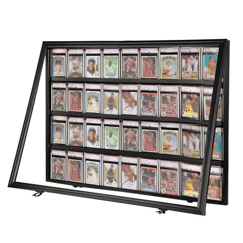 Sports Card Display Case with Lockable Acrylic Door A340495