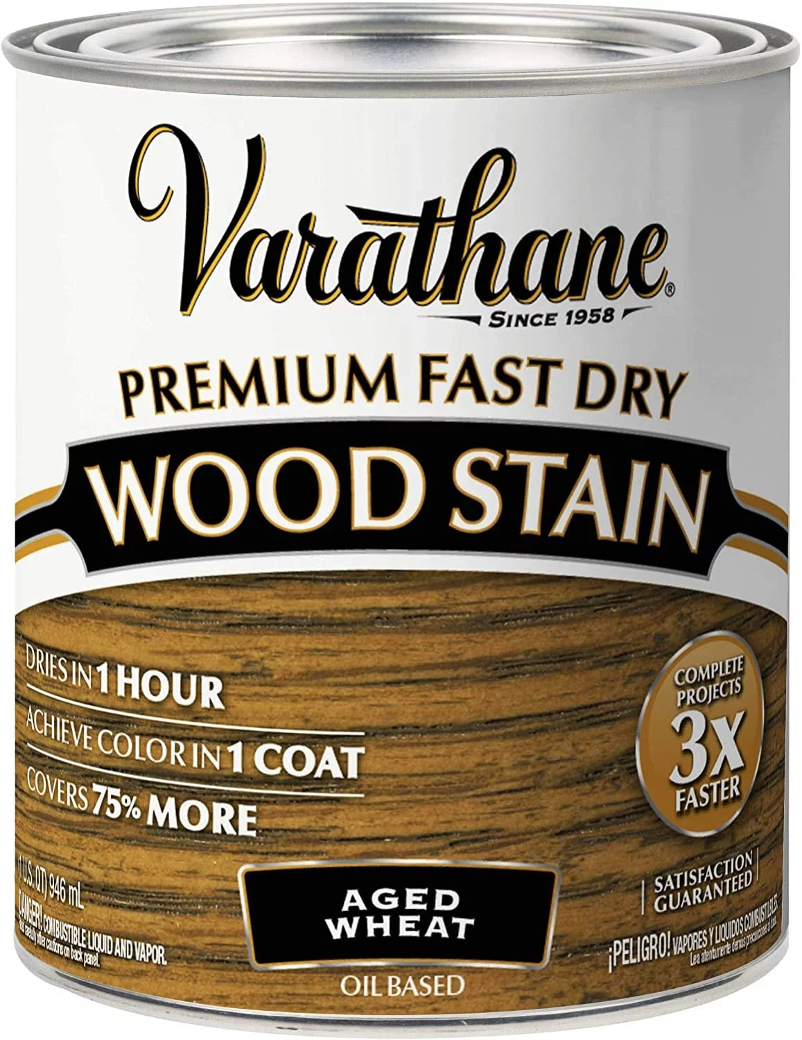 Quart Aged Wheat Fast Dry Wood Stain J617
