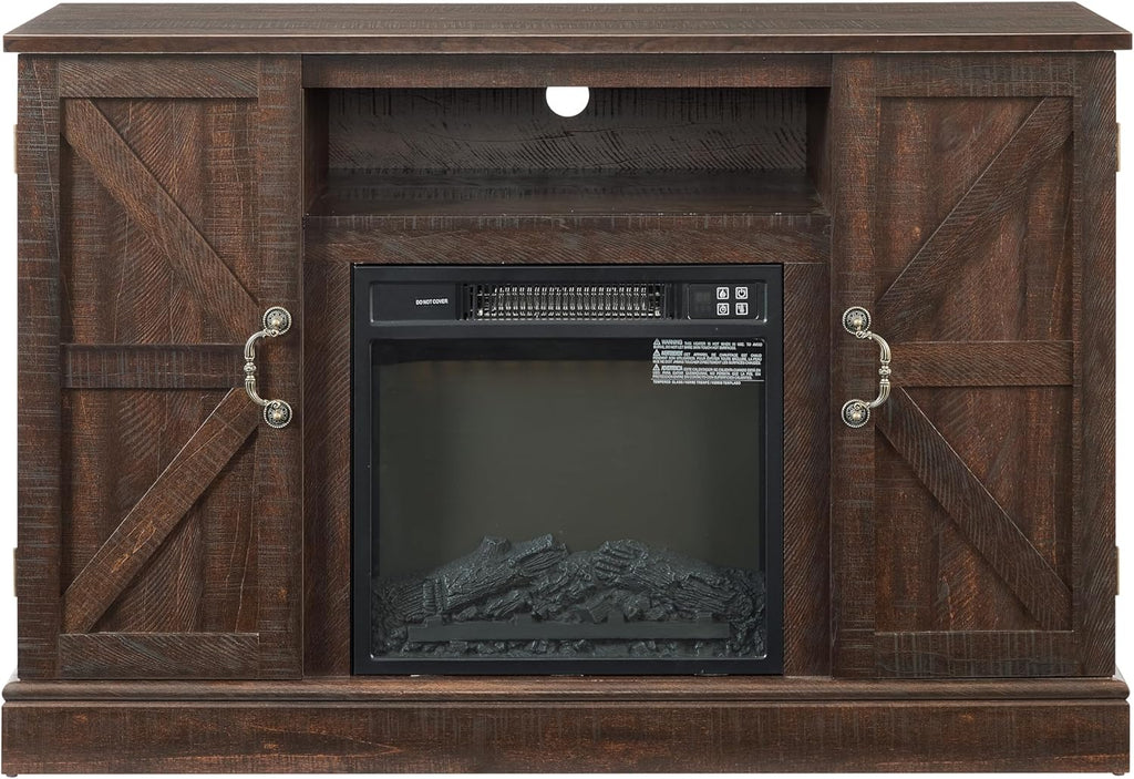 Electric Fireplace TV Stand with Cable Management I10781