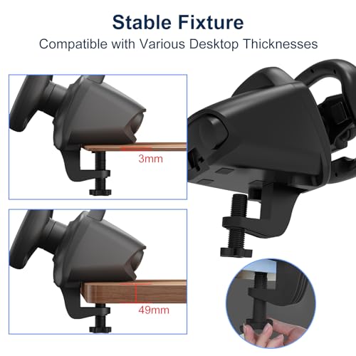PS4 Steering Wheel and Pedals with Dual-Vibration Motors K3542