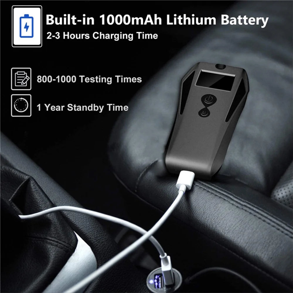 Portable Breath Alcohol Tester with 10 Mouthpieces G864