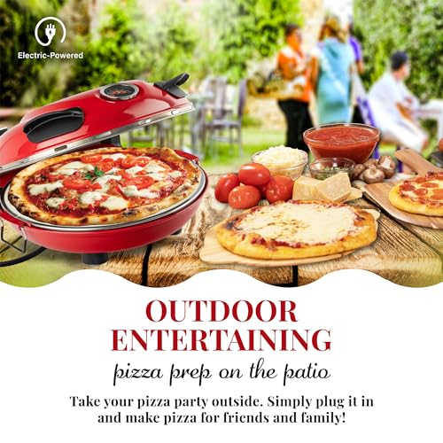 Cream Electric Pizza Oven H833