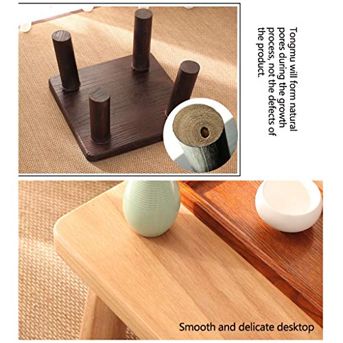Brown Solid Wood Low Table 35x50x21cm U3032