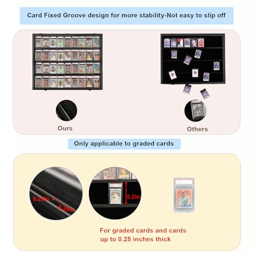 Sports Card Display Case with Lockable Acrylic Door A340495