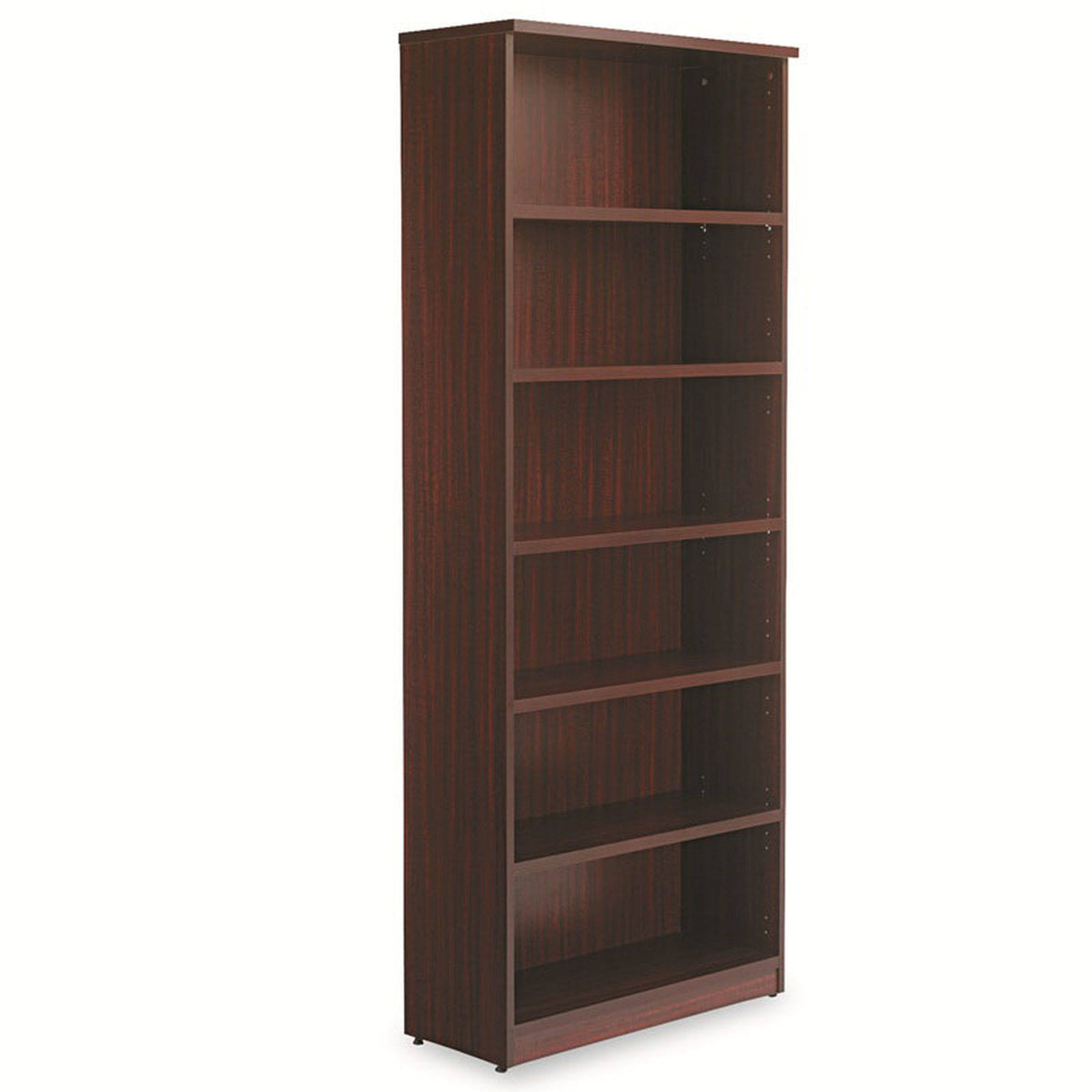Six-Shelf Mahogany Bookcase I3861