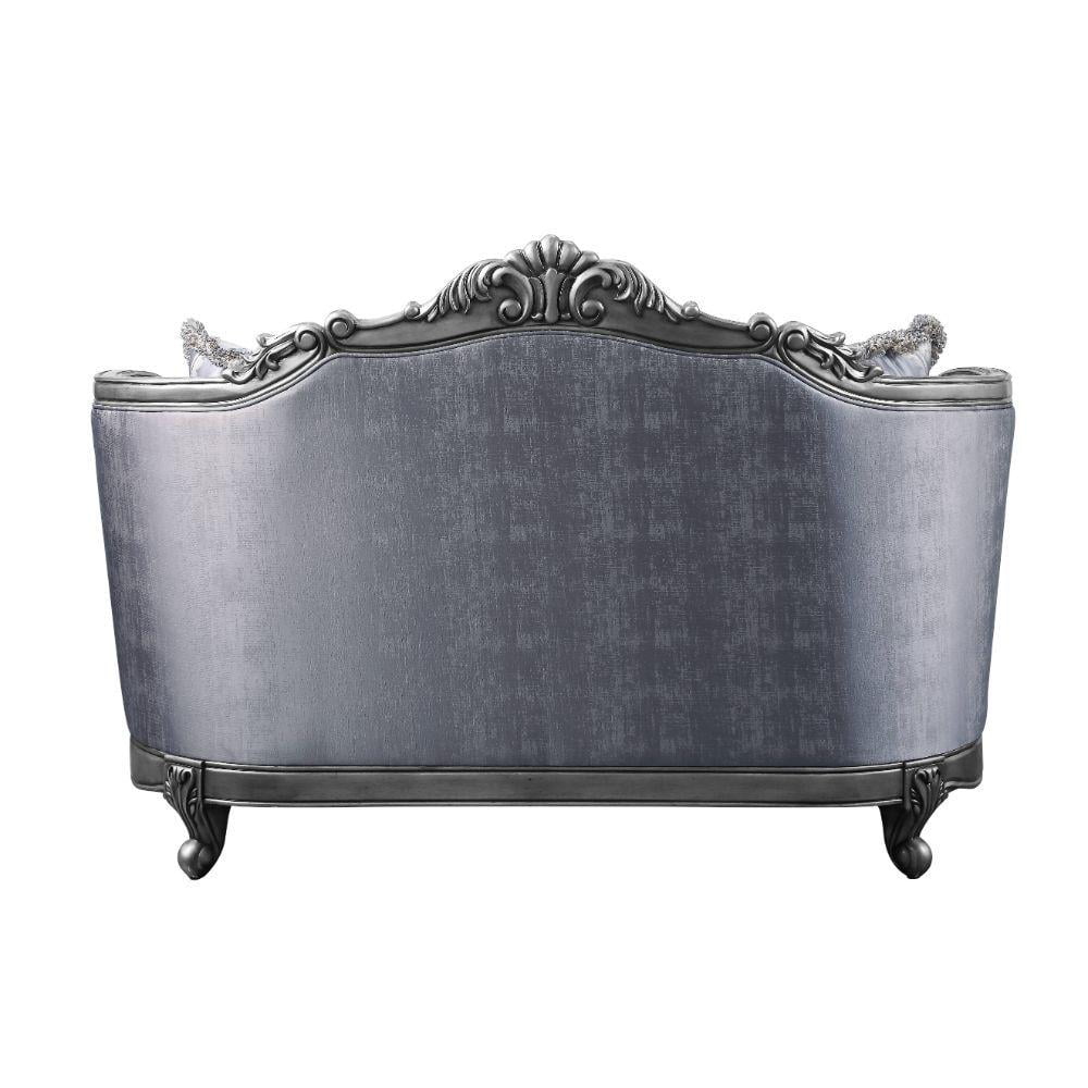 Lustrous Fabric Sofa Set 2 Pcs R295