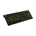 Yellow on Black American English Keyboard G738021