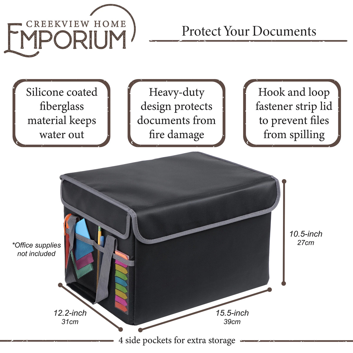 File Organizer Security Safe Lock Box L7100