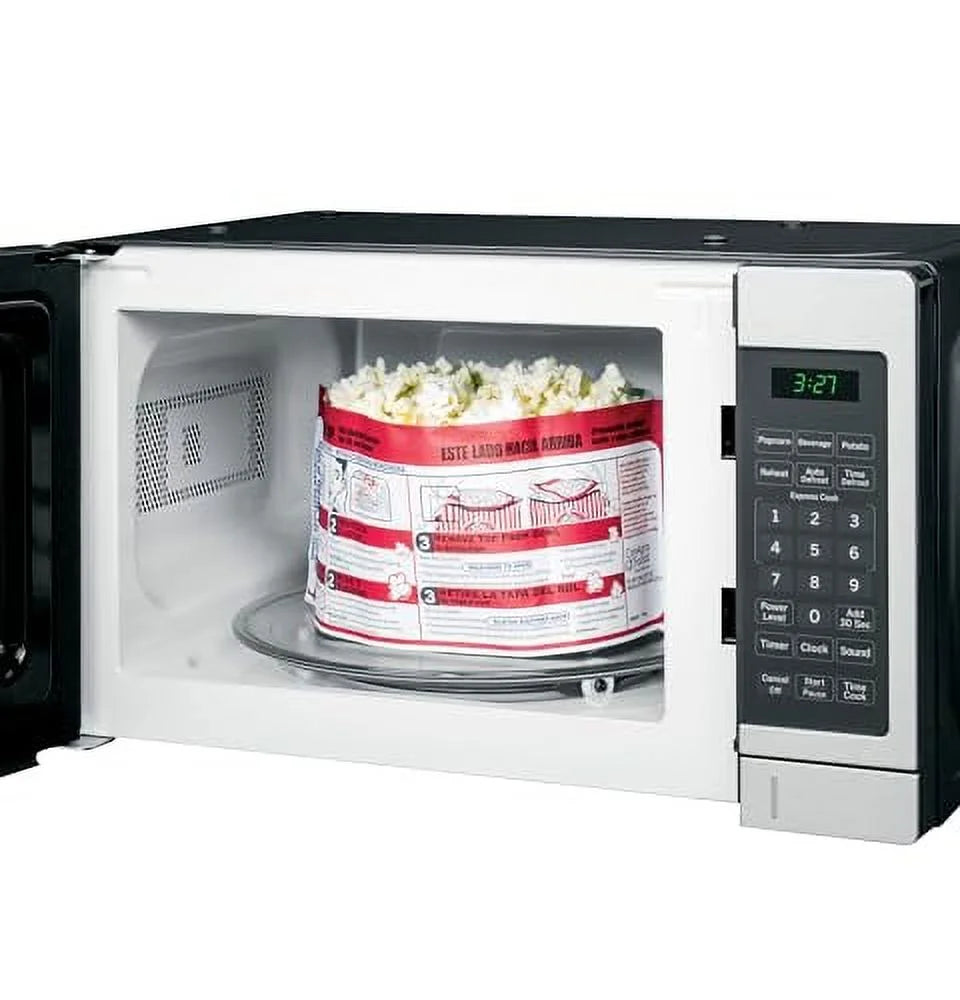 0.7 Cubic Feet 700 Watts Stainless Steel Countertop Microwave Oven Z918648