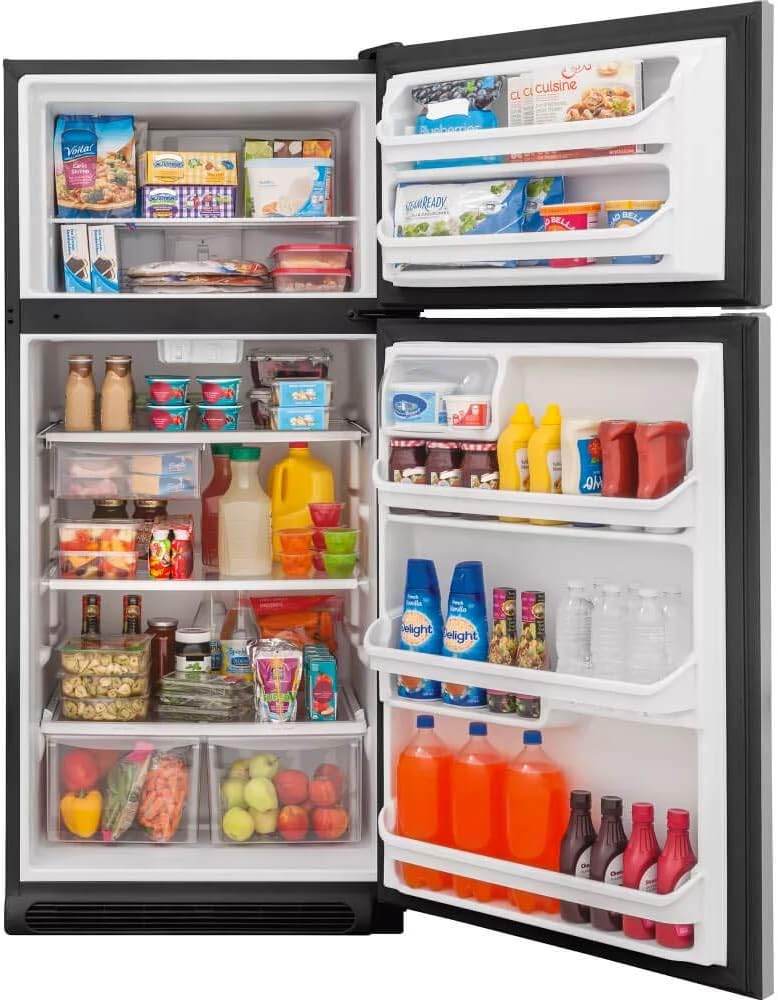 30 Inch Freestanding Top Freezer Refrigerator, 18 cu. ft., Stainless Steel U8966