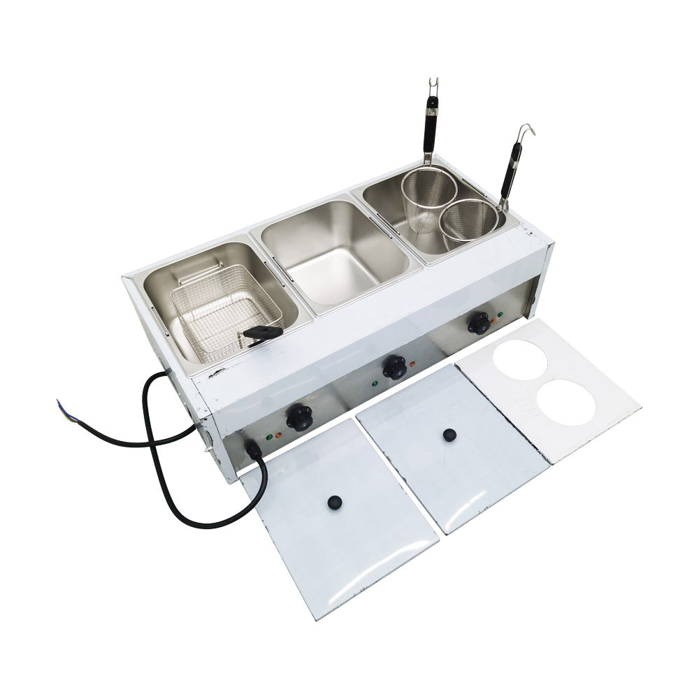 3 in 1 Fryer Noodle Cooker Deep Frying Stove 220V C483