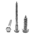 1/2x22-6 x 3 1/2x22 Hex Lag Screw Low Carbon Steel Hot Dip Galvanized Pk 175 M3653