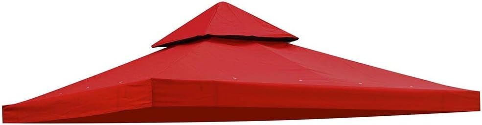 Green 117x117 Canopy Top Replacement for Dual-Tier Gazebo Cover Q235