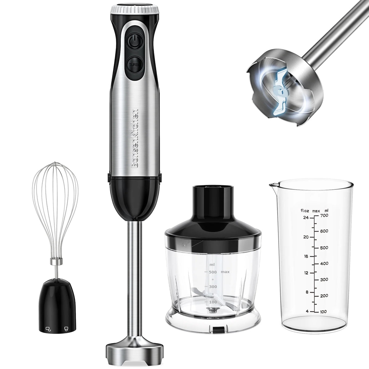 Stainless Steel 20-Speed Immersion Blender Y37410