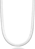925 Sterling Silver Herringbone Chain Necklace 7mm & 8.5mm E6701