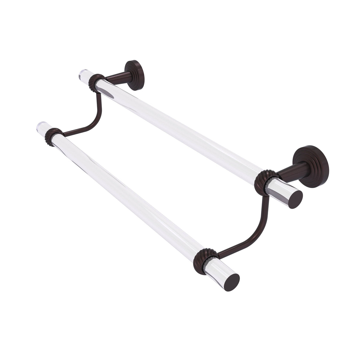 24 in. Double Towel Bar Antique Bronze B313