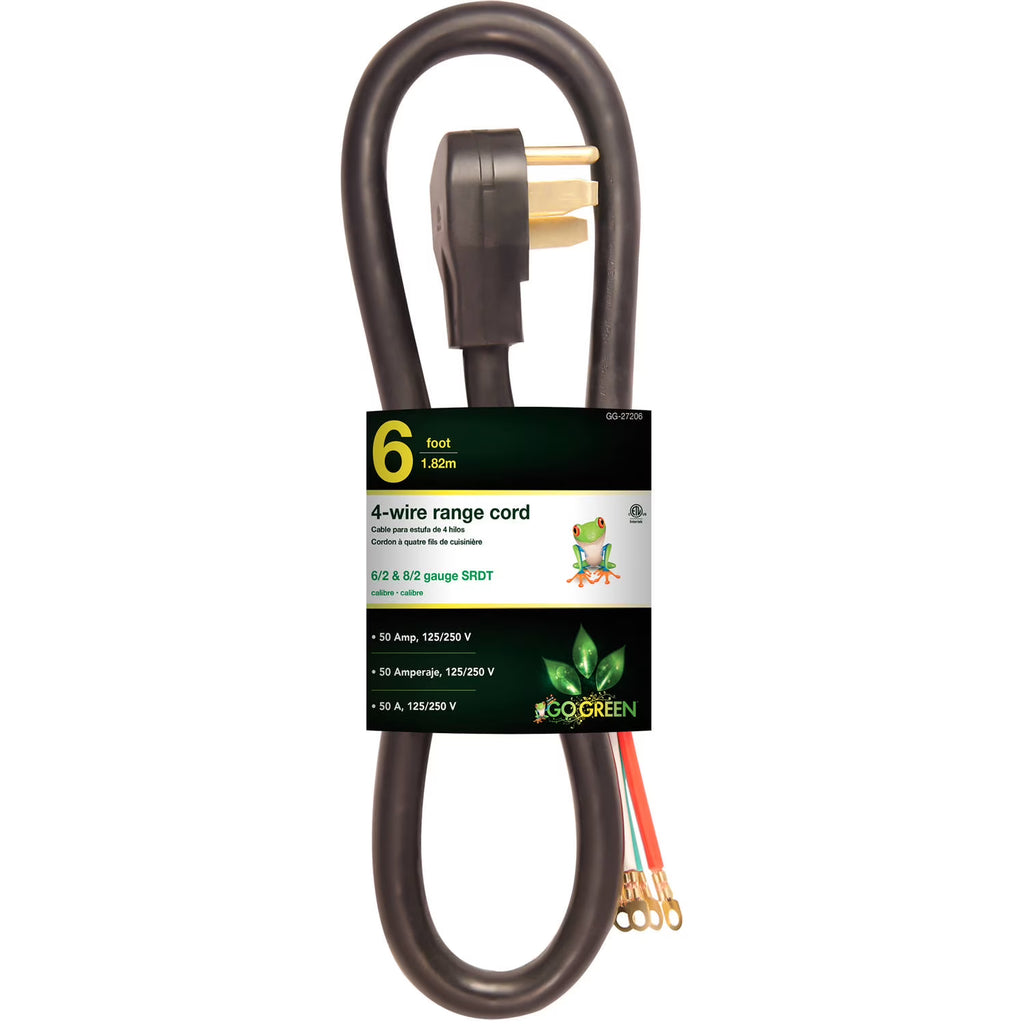 6' 4-Wire Range Cord, 50 Amp D420