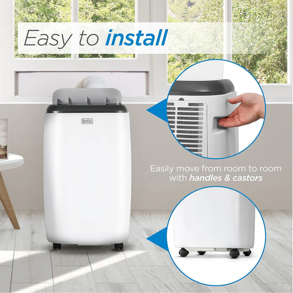 5,000 BTU Portable Air Conditioner with Remote Control, White X8251