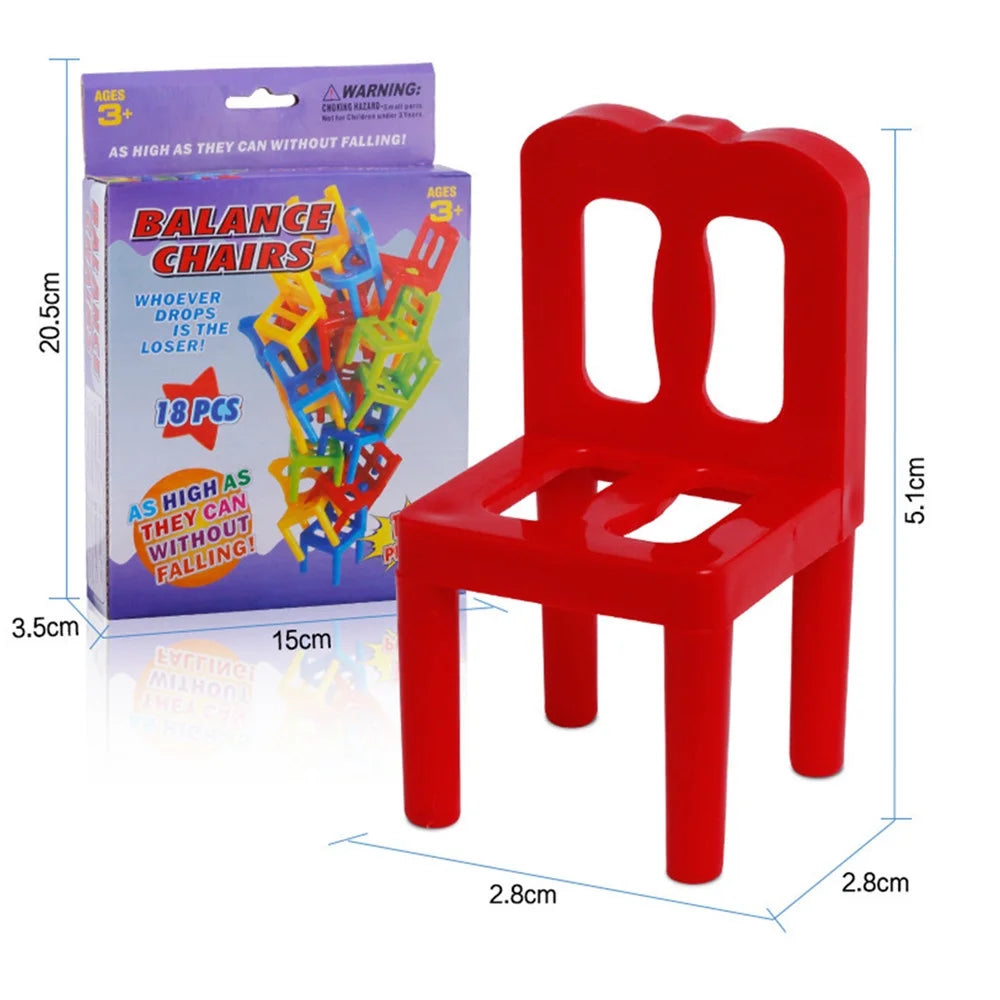 Balance Stacking Chairs Board Game M4748