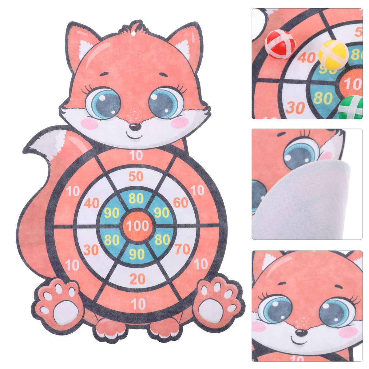 Sticky Dart Ball Toy Set with Dart Board Target L562809