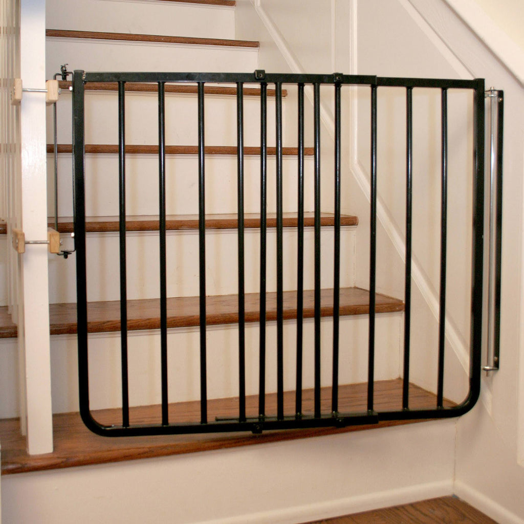 Black Stairway Safety Gate P400