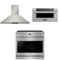 36 Gas Range, Range Hood and Microwave Z371770